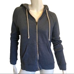 NWT 35MM Blue Front-Zipper Hoodie